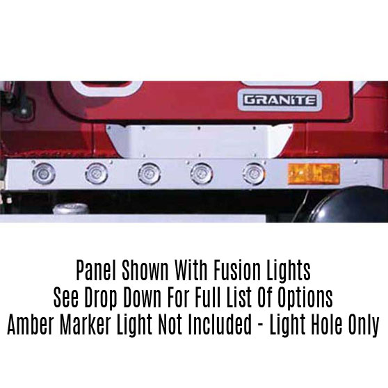 Mack C713 2002 Through 2007 Cab Panels With LED Lights And Side Marker Light Hole