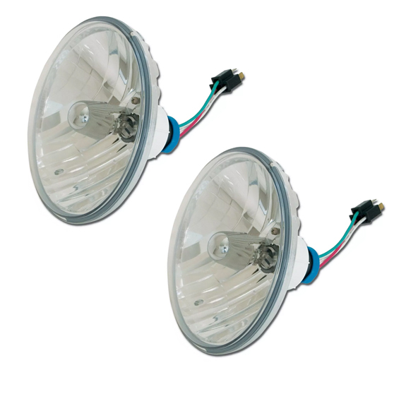 Round Complex Reflector Headlamp