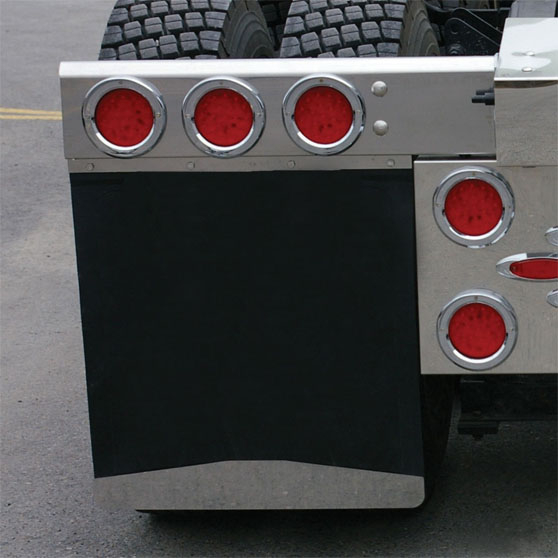 24 Inch Bottom Mud Flap Weights With Backing Plate