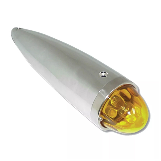 Cab Marker Lights With Chrome Die Cast Housing