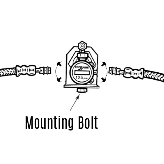 Replacement Mounting Bolt For Crossfire Tire Pressure Equalization System