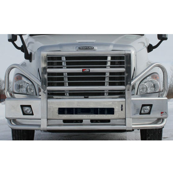 Freightliner Cascadia 2008 To 2017 Quick Release Bumper With Collision Avoidance System Bracket And Quick Latch