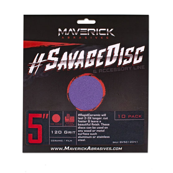 10 Pack Savage Ceramic Sanding Discs