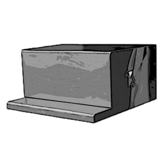 Peterbilt Stainless Steel Battery Box 30 Inch By 30 Inch By 15 Inch