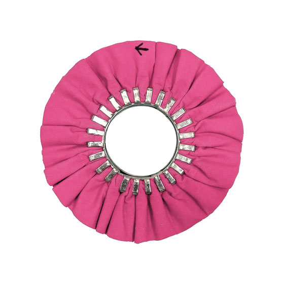Pink Airway Buffing Wheel With No Center Plate