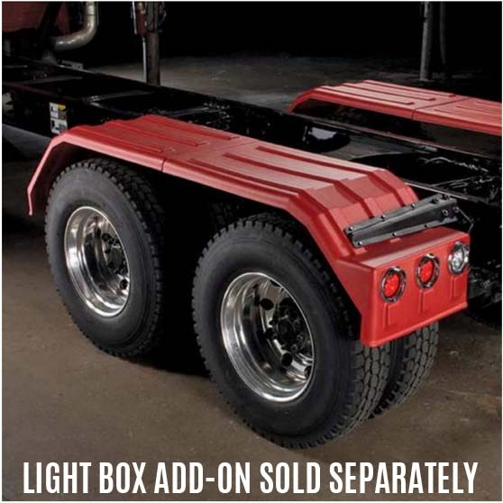 Square Back Bruiser Poly Full Fender Kits For 52 Inch Axle Spread
