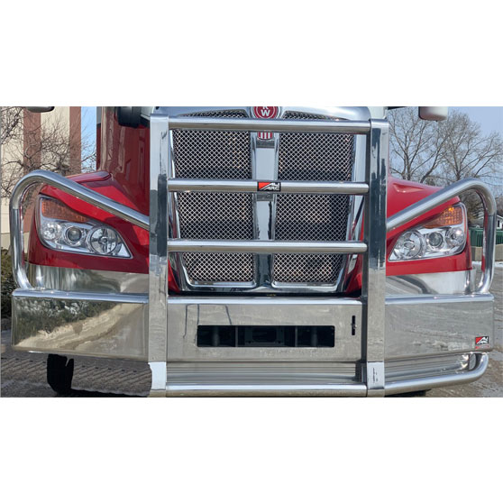 Mack Anthem 2018 And Newer Quick Release Bumper With Collision Avoidance System Bracket And Quick Latch