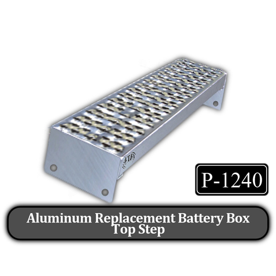 Peterbilt 379 Aluminum Battery Box Replacement Top Stop