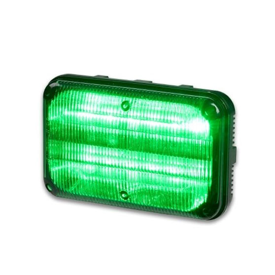 QuadraFlare 4 Inch By 3 Inch Flashing Green LED Light