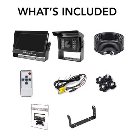 Buy Heavy Duty Backup Camera System - Wired | Big Rig Chrome Shop