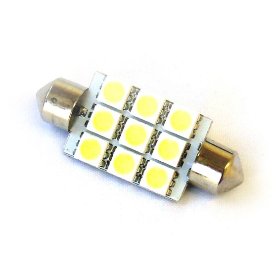 42mm 5050 Series LED 9 Chip Bulb