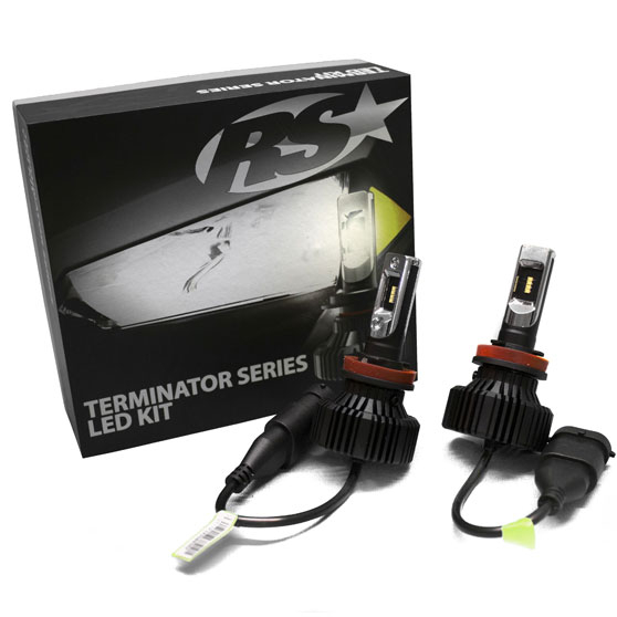 9005 Fanless LED Terminator Series Conversion Headlight Kit