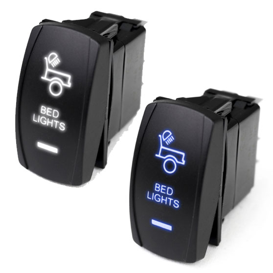 Bed Lights Rocker Switch With LED Radiance 