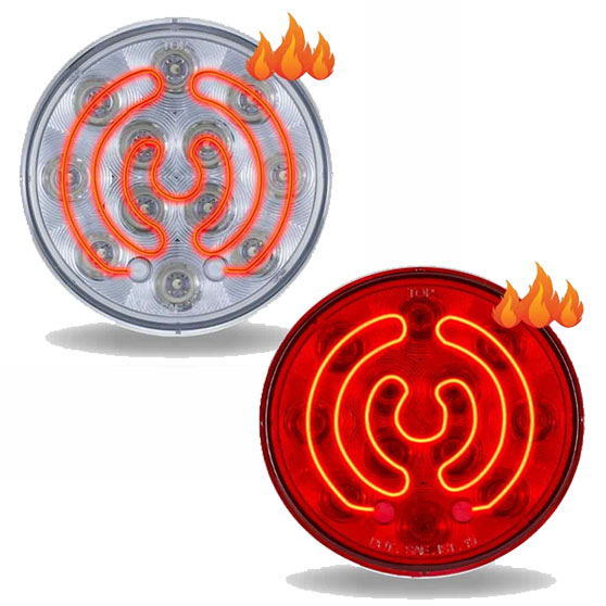 Heated 4 Inch Round Stop, Turn, And Tail Light