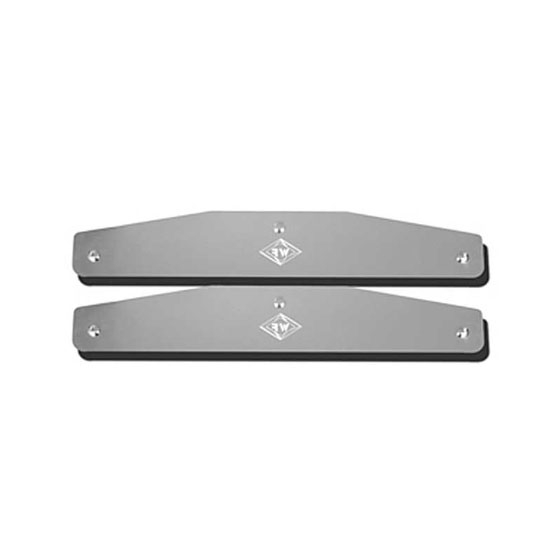 Stainless Steel 24 Inch Mudflap Weight Bottom with Flame Design