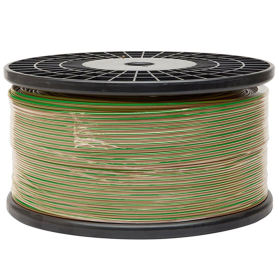 Bulk Brown And Green 18AWG Wire Spool 1640 Feet