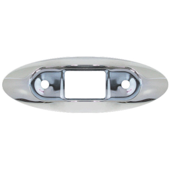 Chrome Bezel With Gasket For MCL15 Series Lights