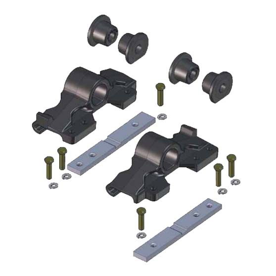 5th Wheel Height Slider Brackets for Holland Semi Trucks