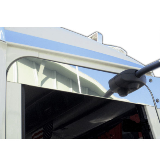 5" x 29" Stainless Steel Drop Chop Top Window Trim For Mack