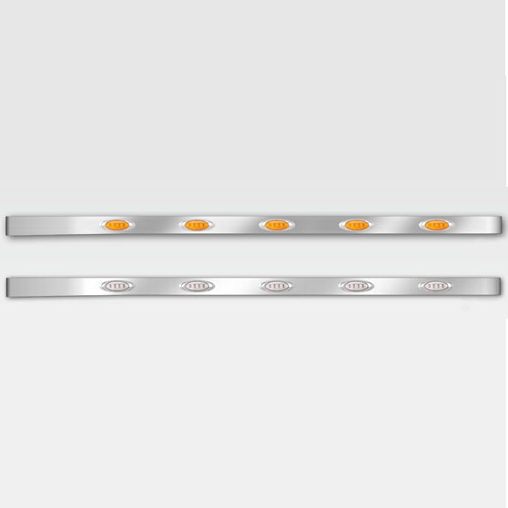 Kenworth W900, T800 And T660 Gliders 1995 Through 2006 86 Inch Sleeper Panels With 5 P1 LED Lights