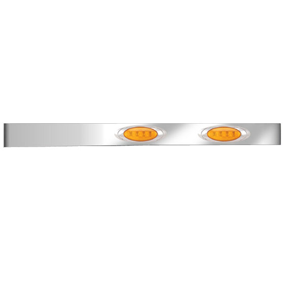 Kenworth W900L, W900B And T800 1995 Through 2006 38 Inch Sleeper Panels With 2 P1 LED Lights