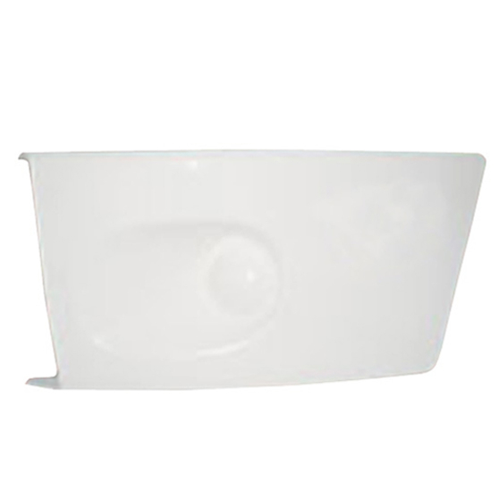 Bumper Ends: Bumper End for Freightliner Century - 1 Light Cutout - Passenger