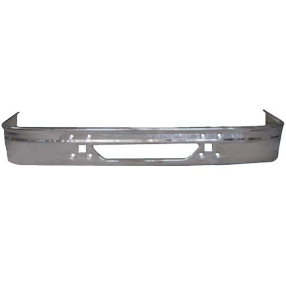 13" Chrome Plated Steel Bumper With Tow, Vent And Bolt Holes For International 9200I/9400I 