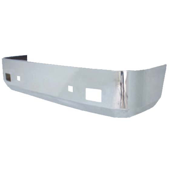 18" Chrome Bumper With Fog Light And Tow Holes For International 9400 SBA