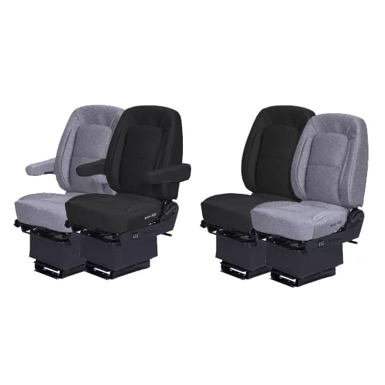 Comfortable Semi Truck Seat: Cloth Wide Ride Core LoPro