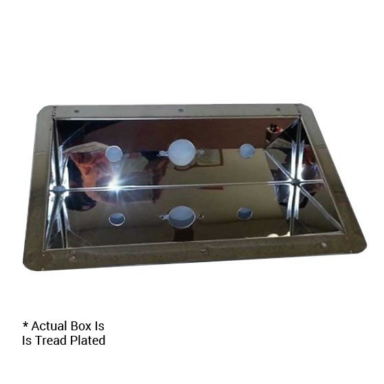 Tread Plate Aluminum Inset Airline Boxes
