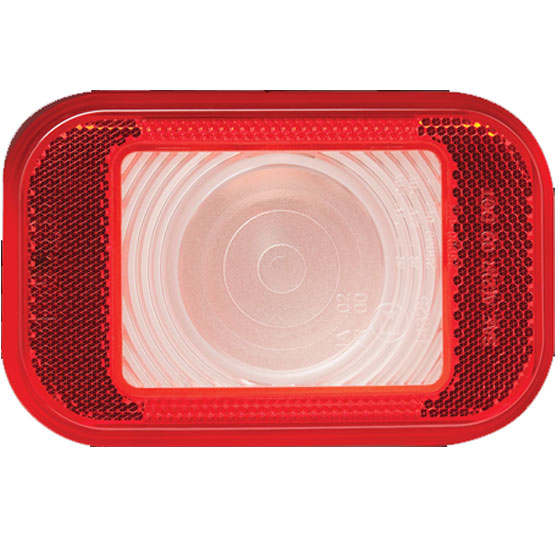 Incandescent Back-Up Light With Built In Red Reflex