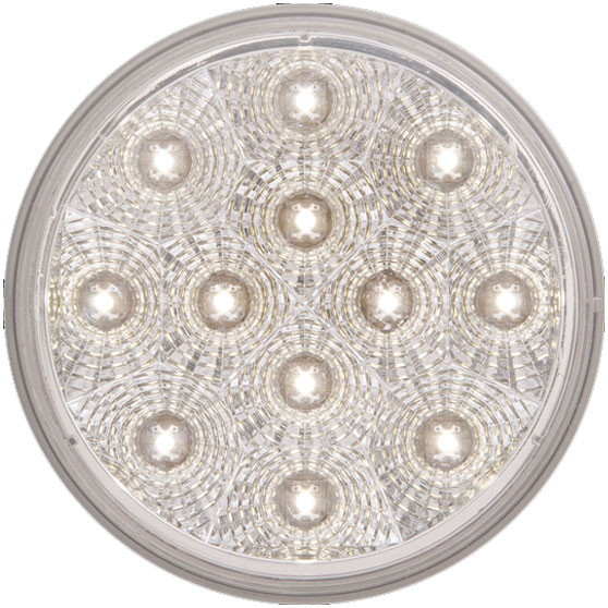 4 Inch Round 12 LED Utility Light with PL-3 Connector