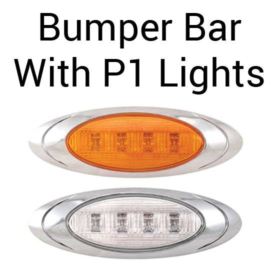 Freightliner Coronado Bumper Bar With 6 P1 LED Lights