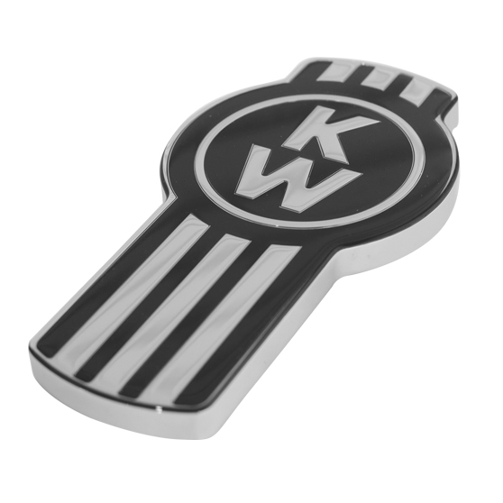 Kenworth Chrome Black Original Style Emblem