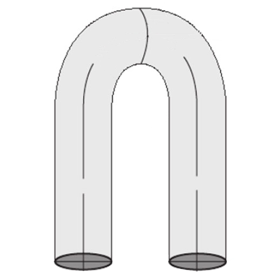 Aluminized Short Radius 180 Degree U-Bends