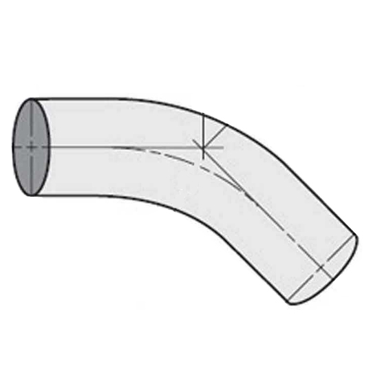 Steel 45 Degree Standard Radius and Standard Length Elbow