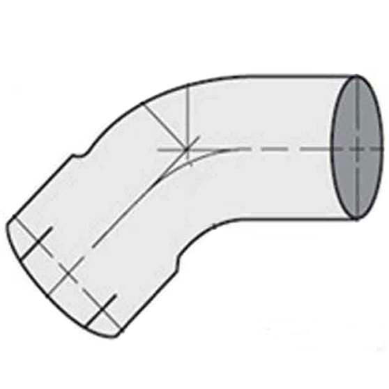 Aluminized 45 Degree Short Radius and Standard Length Elbow Aluminzed