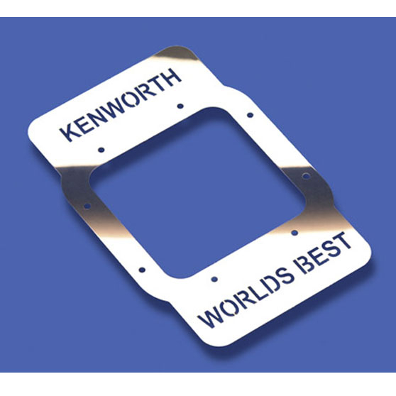 Kenworth World's Best Cutout Shifter Base Plate