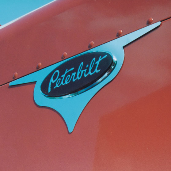 Buy Shop Peterbilt Hood Emblem Accents | Big Rig Chrome Shop