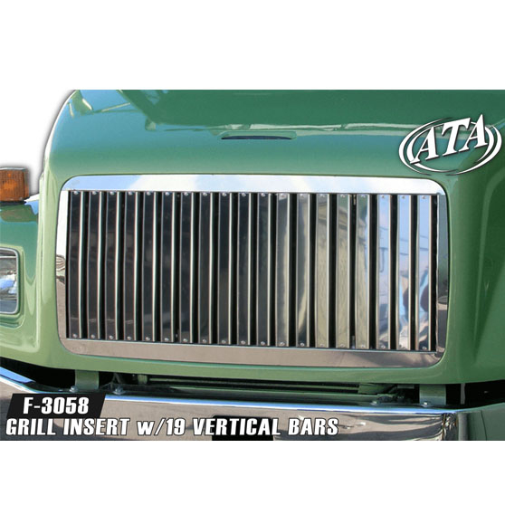 Freightliner Grill with 19 Vertical Bars