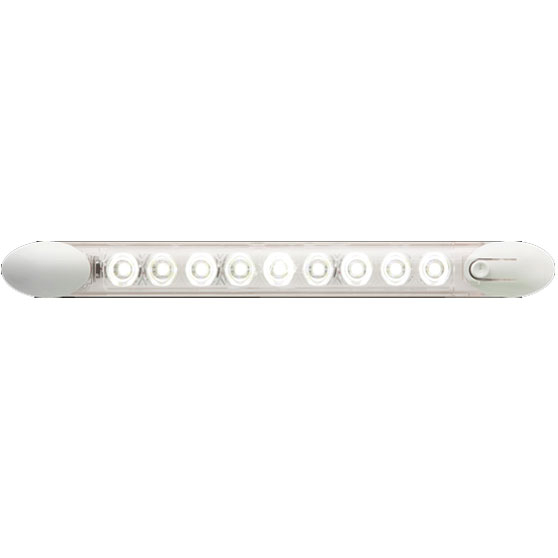9 Inch 9 LED White Light With On/Off Switch