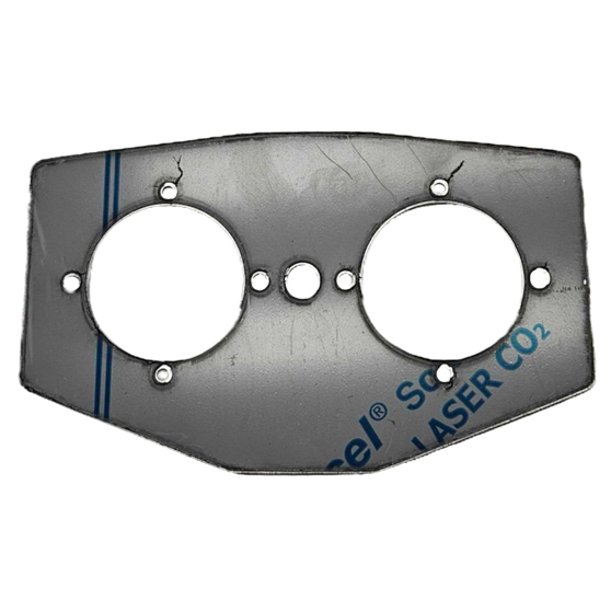9" x 5-1/2" Stainless Steel Cab Dome Light Bracket For Freightliner FLC Cab
