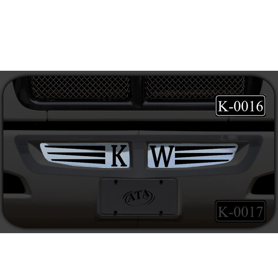 Kenworth T660 "KW" Bumper Vent Insert