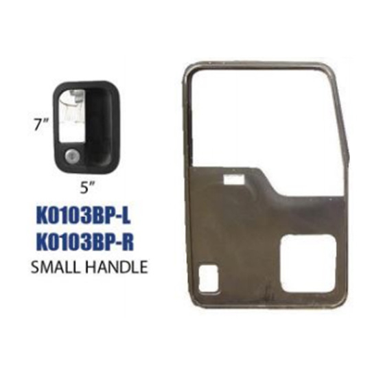 Kenworth Day Lite Doors With Small Handles