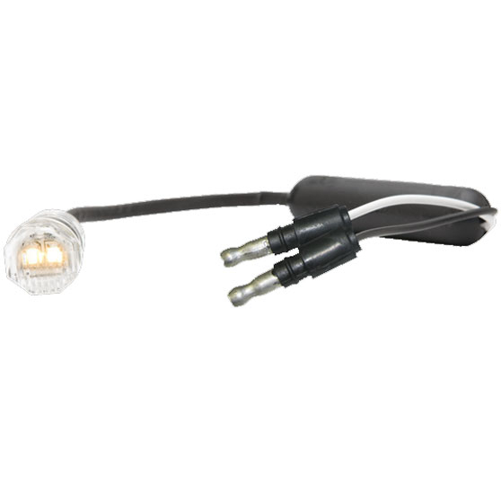 2 LED 3/4 Inch License Light With .180 Male Bullet Plugs