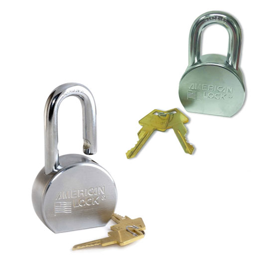 American Padlock With Two Single Sided Keys