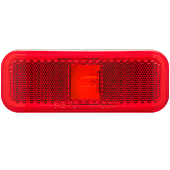 Incandescent Red Marker And Clearance Light With Reflex