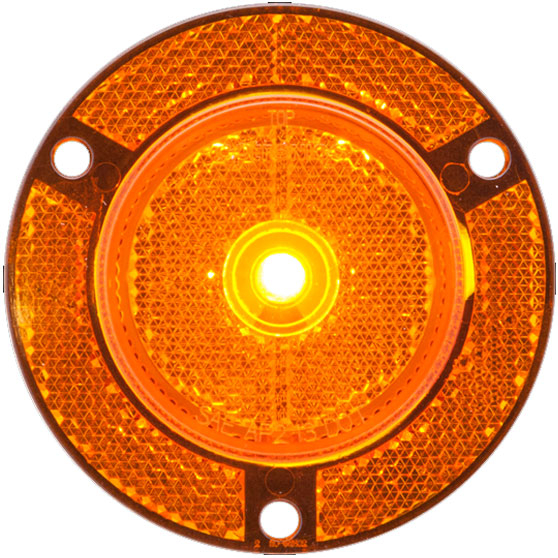 2 Inch Amber LED Marker And Clearance Light With Reflex