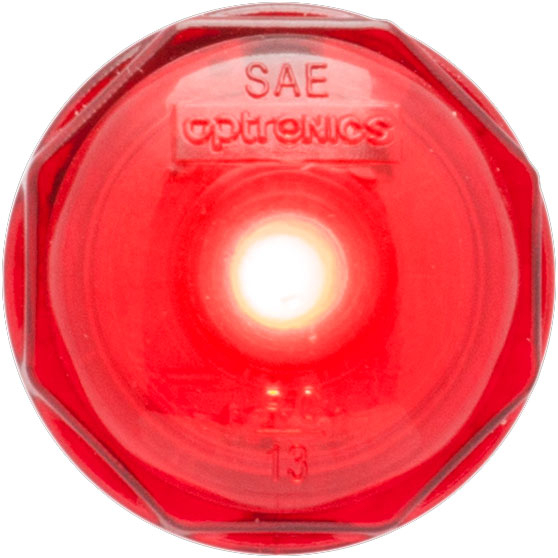 3/4 Inch Red LED Marker And Clearance Light