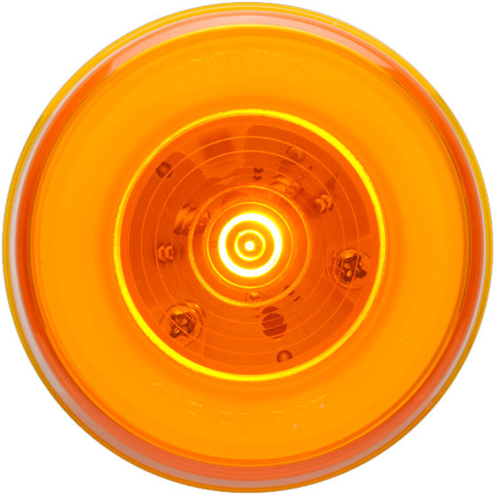 2.5 Inch Round 9 LED Amber Marker And Clearance Light